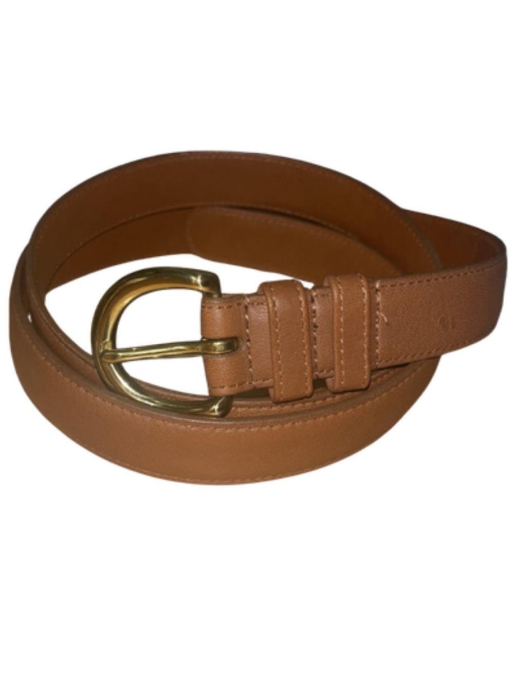 Vtg. Coach British Tan Leather Men's Belt #8400 Brass Buckle, Costa Rica Leather - Picture 4 of 6